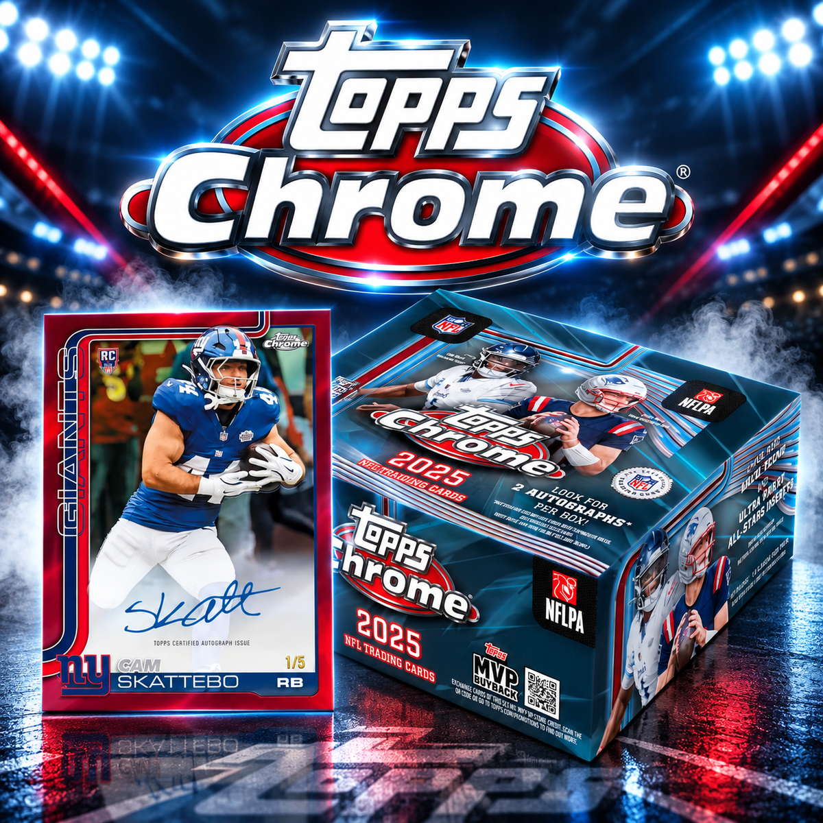 π BREAK #12087 - 2025 Topps Chrome Jumbo (Random Team) *** 2 Autos per box!
