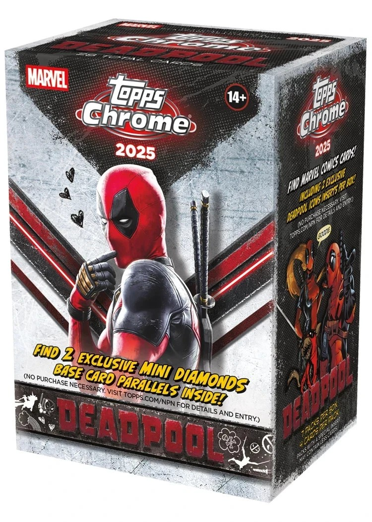 2025 Topps Chrome Deadpool Blaster Box