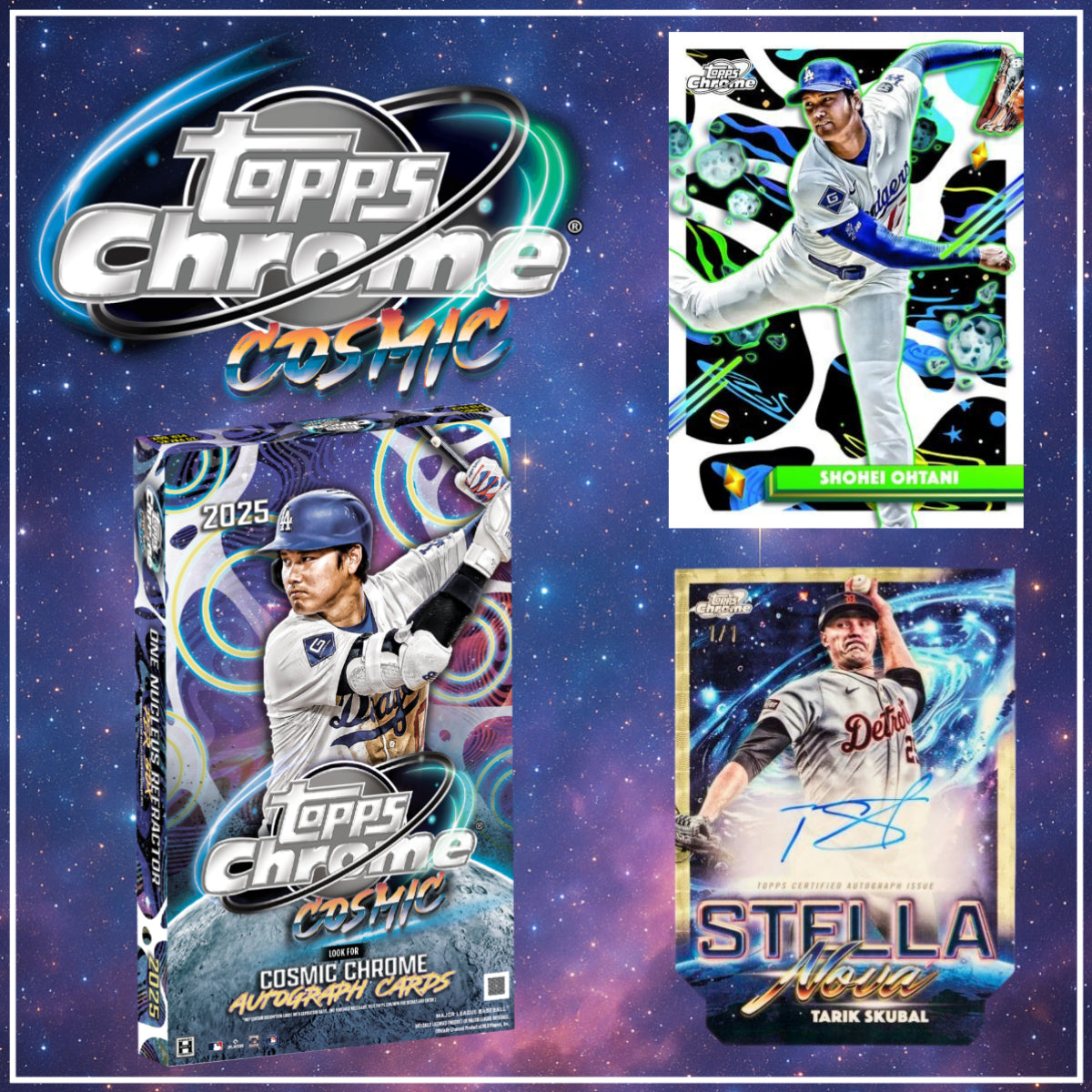 ⚾ BREAK #10269 - 2025 Topps Cosmic Chrome Hobby (Random Team)