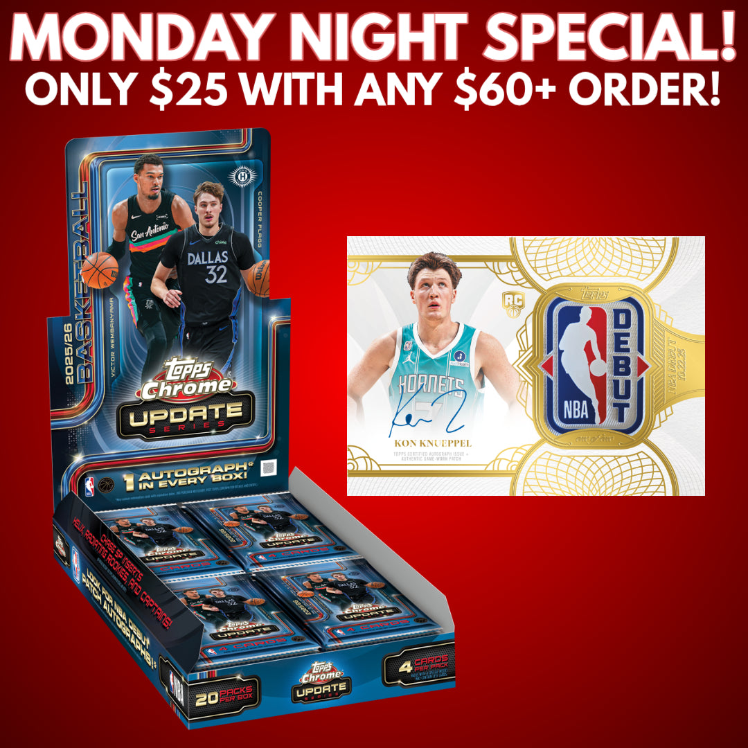 ⭐Monday Night Special! BREAK #11941 - 2025/26 Update Series Hobby (Random Team) *** Only $25 with any $60+ Order
