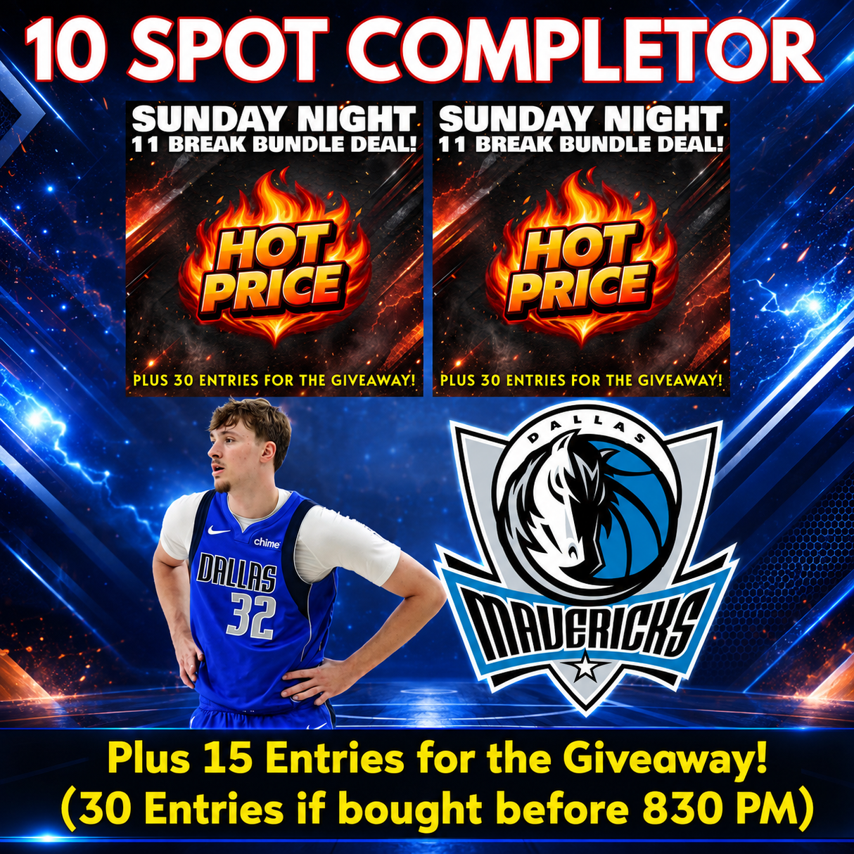 ➡️10 Spot Completor (2 Bundles & the MAVERICKS in Motif!) *** Plus 15 Entries for the Giveaway (30 if bought before 830pm)!