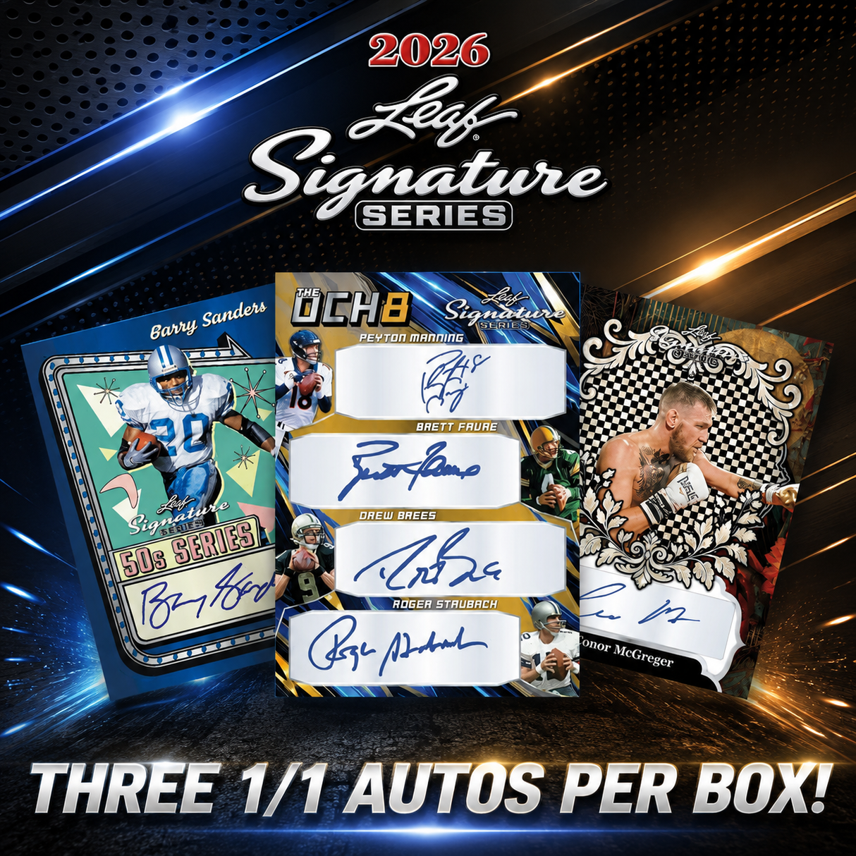 🔥 BREAK #11993 - 2026 Leaf Metal Signature Series Multi-Sport (Random Letter) *** 3 1/1 Autos Per Box!