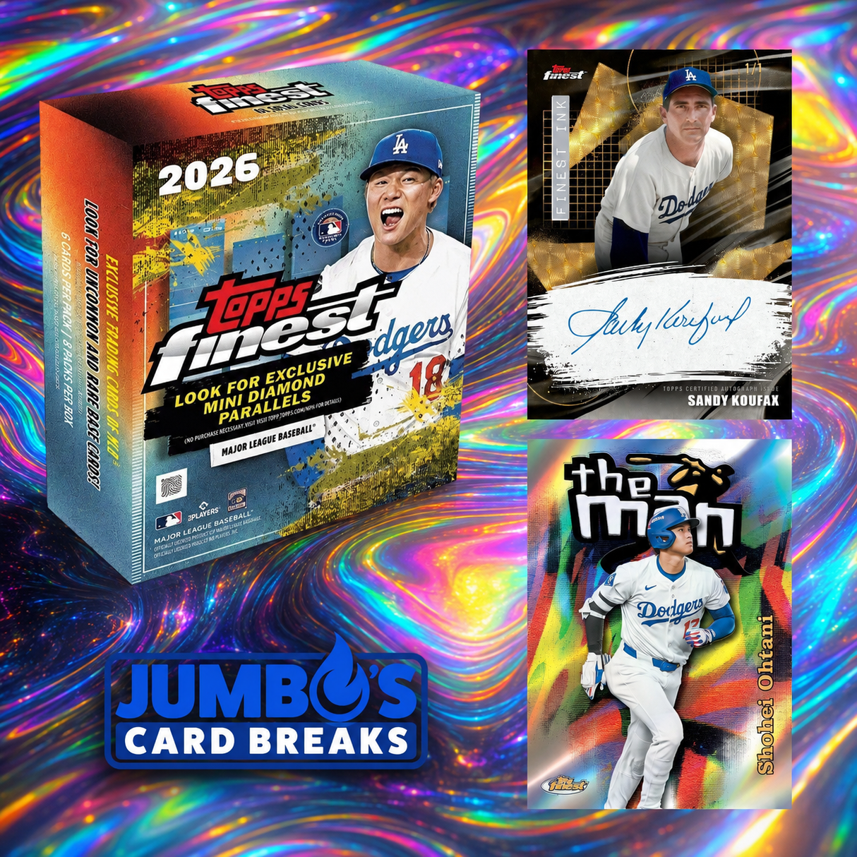 ⚾ BREAK #11707 - 2026 Topps Finest Mega Box x3 (Random Team)