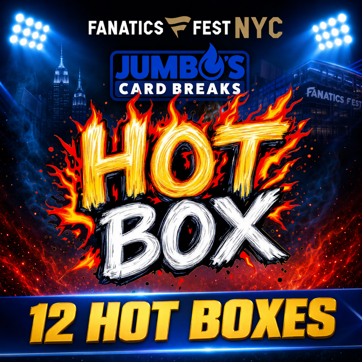 🔥 BREAK #11736 - Hot Box Fanatics Fest Edition x12 (Random Team)