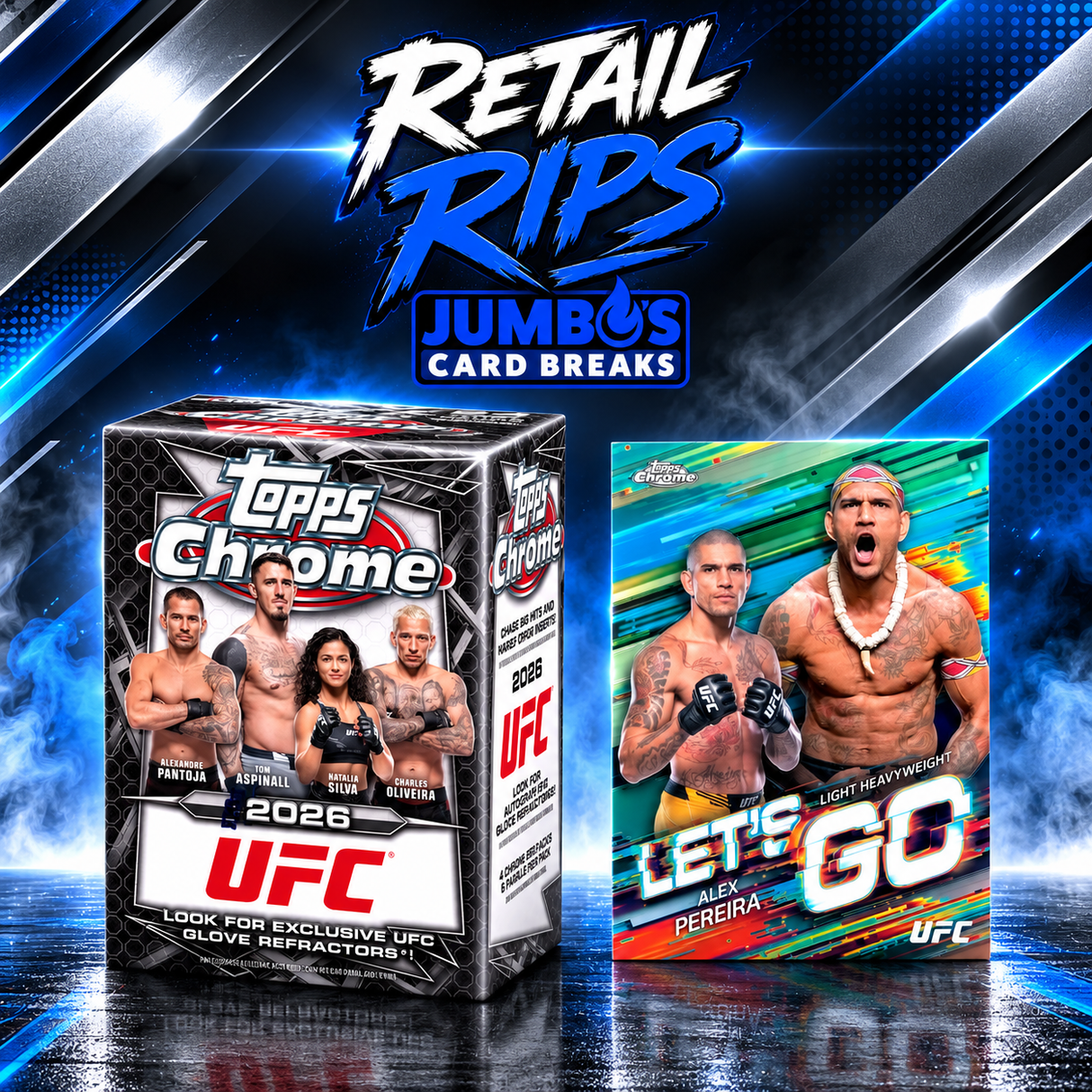 π RETAIL RIPS! BREAK #11790 - 2026 Topps Chrome UFC Blasters x10 (Random Division)