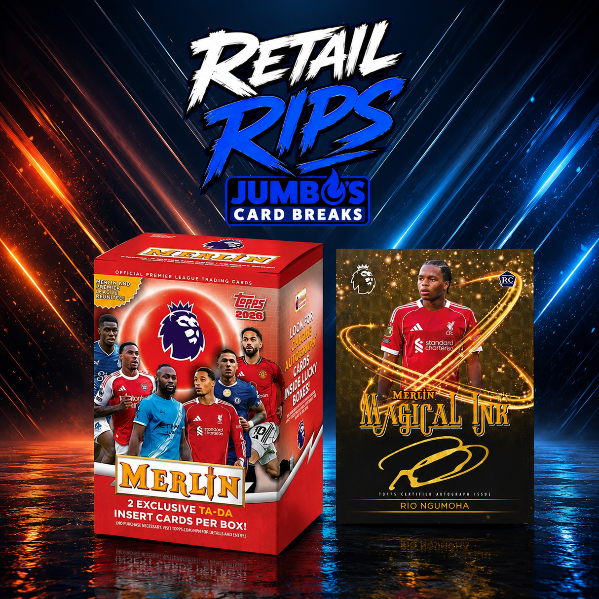 💣 Retail Rips! BREAK #11970 - 2026 Topps Merlin Soccer Blasters x10 (Random Team)