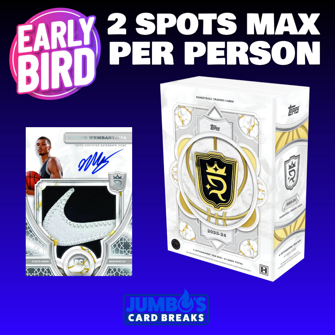 🐥Early Bird! BREAK #9975 - 23/24 Topps Royalty Hobby (Random Team) *** 2 Max Per Person