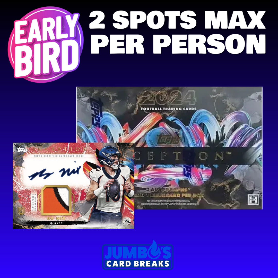 🐥Early Bird! BREAK #9960 - 2024 Inception Hobby (Random Team) *** 2 Max Per Person