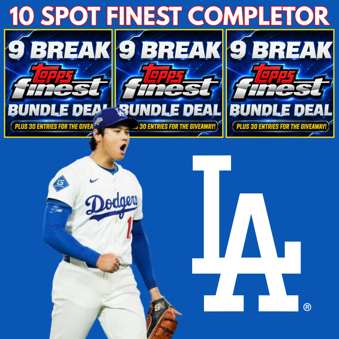 ⚾10 Spot Topps Finest Completor (Dodgers & 3 Bundle Deals!) *** Plus 15 Entries for the Giveaway!