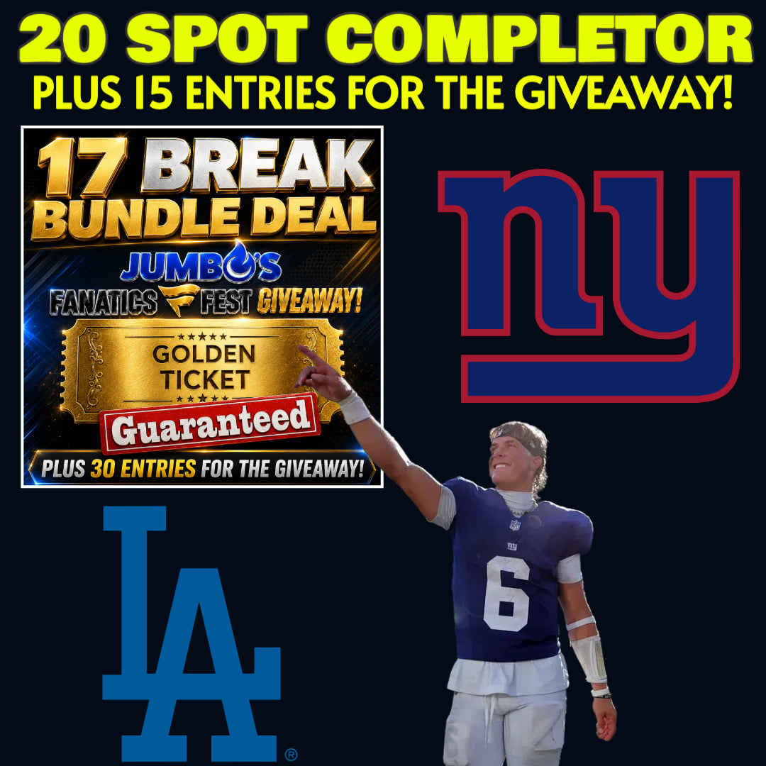 ➡️ 20 Spot Full Case Completor! (Bundle Deal! Giants and Dodgers!) *** Plus 15 Entries for the Giveaway!