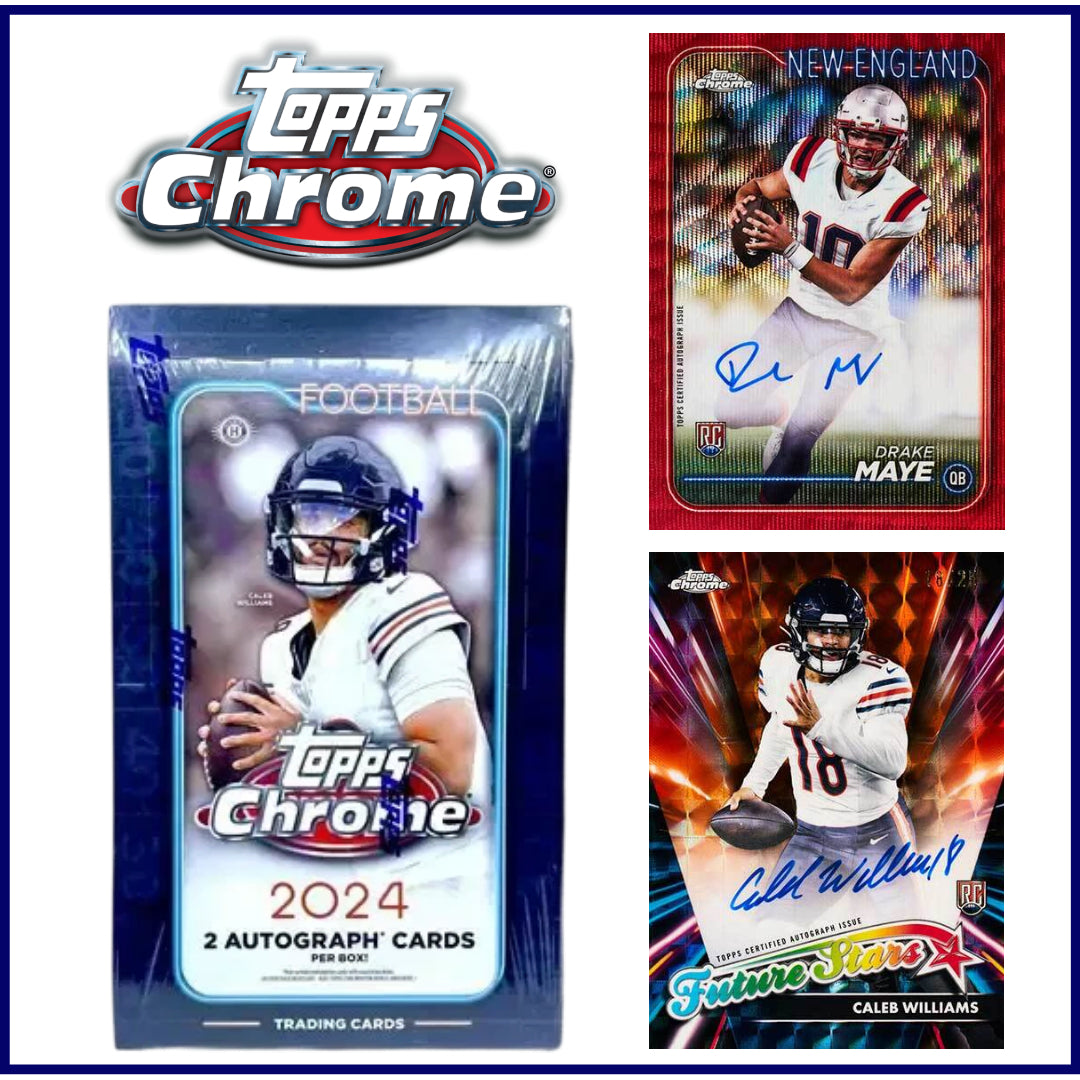 🏈 BREAK #10342 - 2024 Topps Chrome Hobby (Random Team)