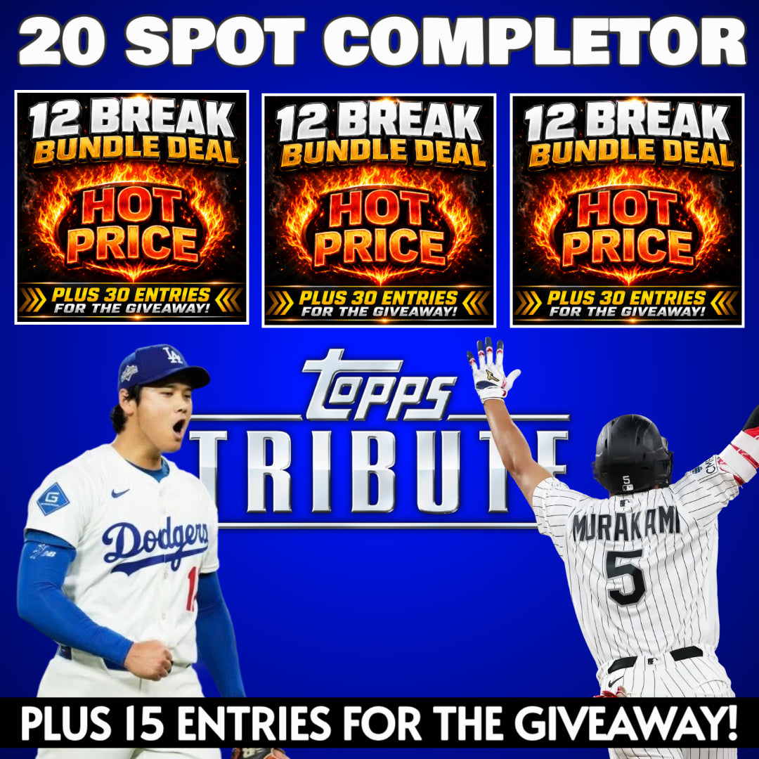 ➡️20 Spot Completor (3 Bundles, Dodgers & White Sox!) *** Plus 15 Entries for the Giveaway!