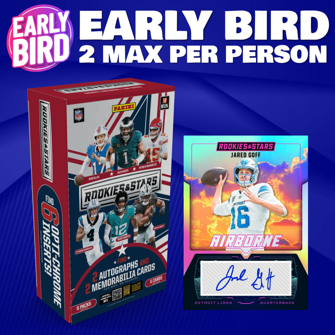 🐥Early Bird! BREAK #10358 - 2025 Rookies & Stars Hobby (Random Team) *** 2 Max Per Person