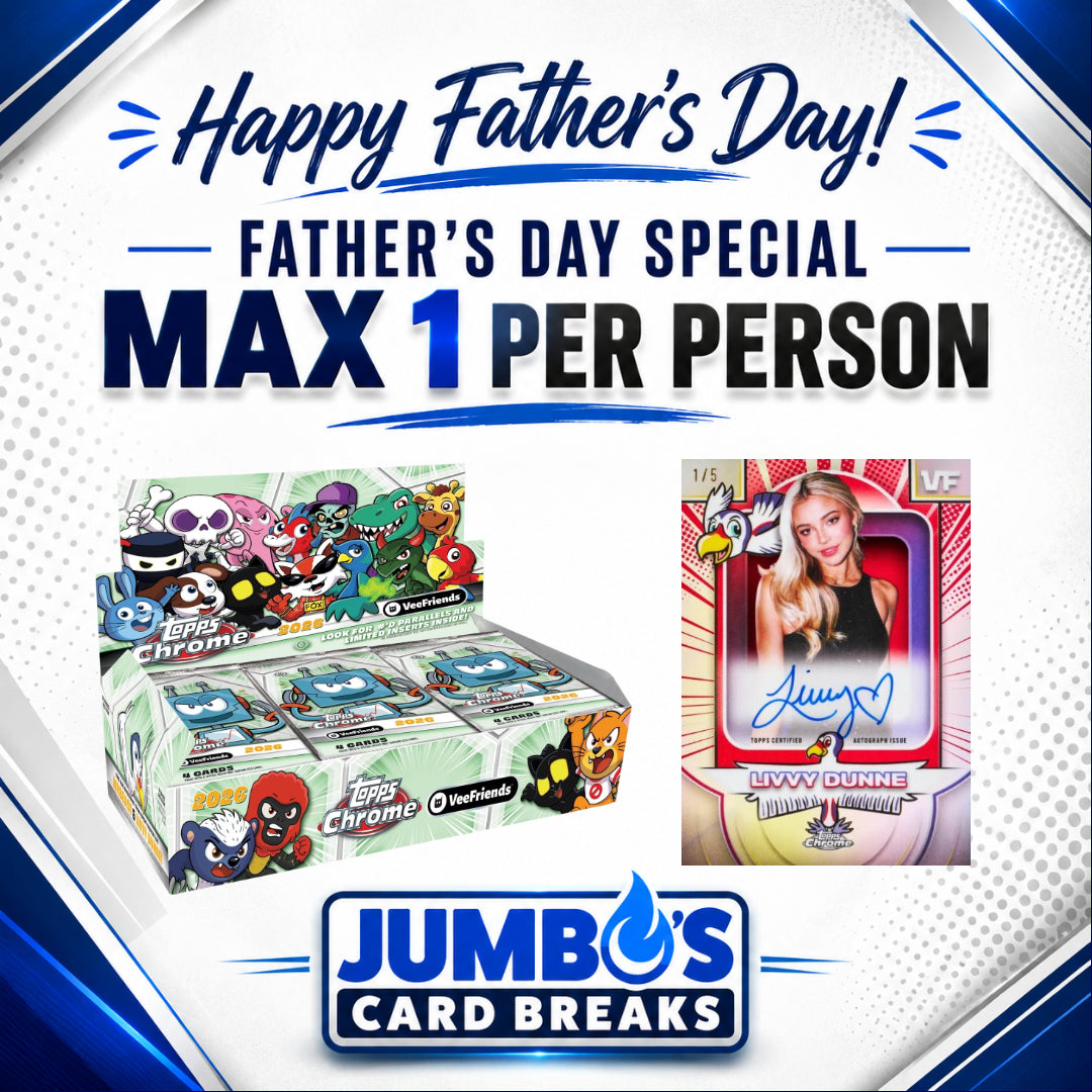 π¨βπ§βπ¦ Father's Day Special! BREAK #11534 - 2026 Topps Chrome Veefriends (Random Letter) *** MAX 1 PER PERSON