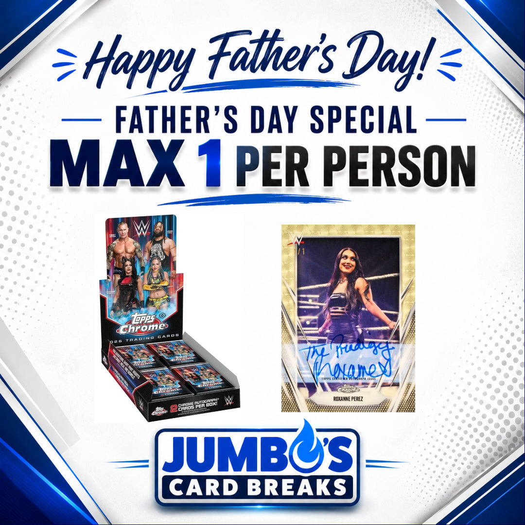 ๐จโ๐งโ๐ฆ Father's Day Special! BREAK #11536 - 2026 Topps Chrome WWE (Random Letter) *** MAX 1 PER PERSON