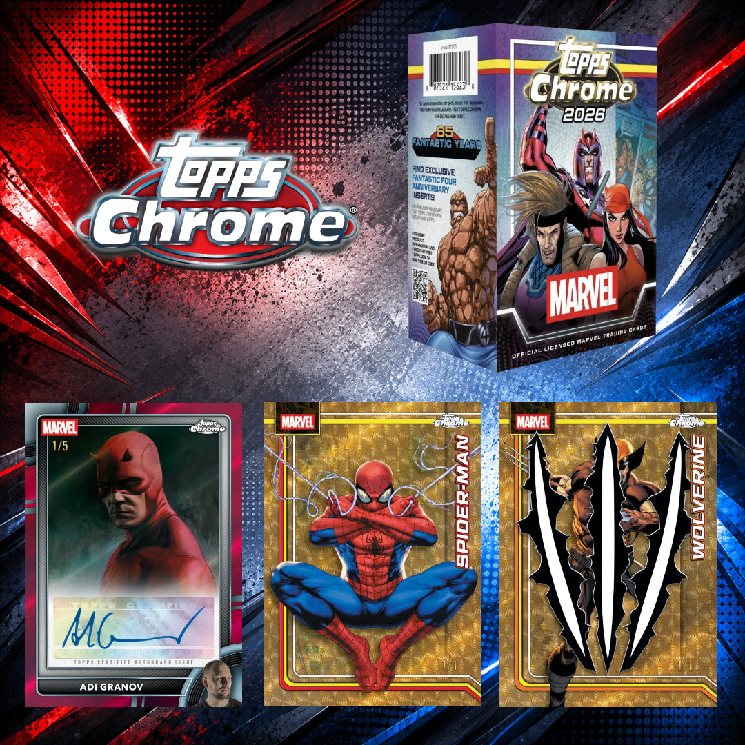 🦸 Retail Rips! BREAK #11683 - 2026 Marvel Chrome Blasters 20 Box Half Case (Random Letter)