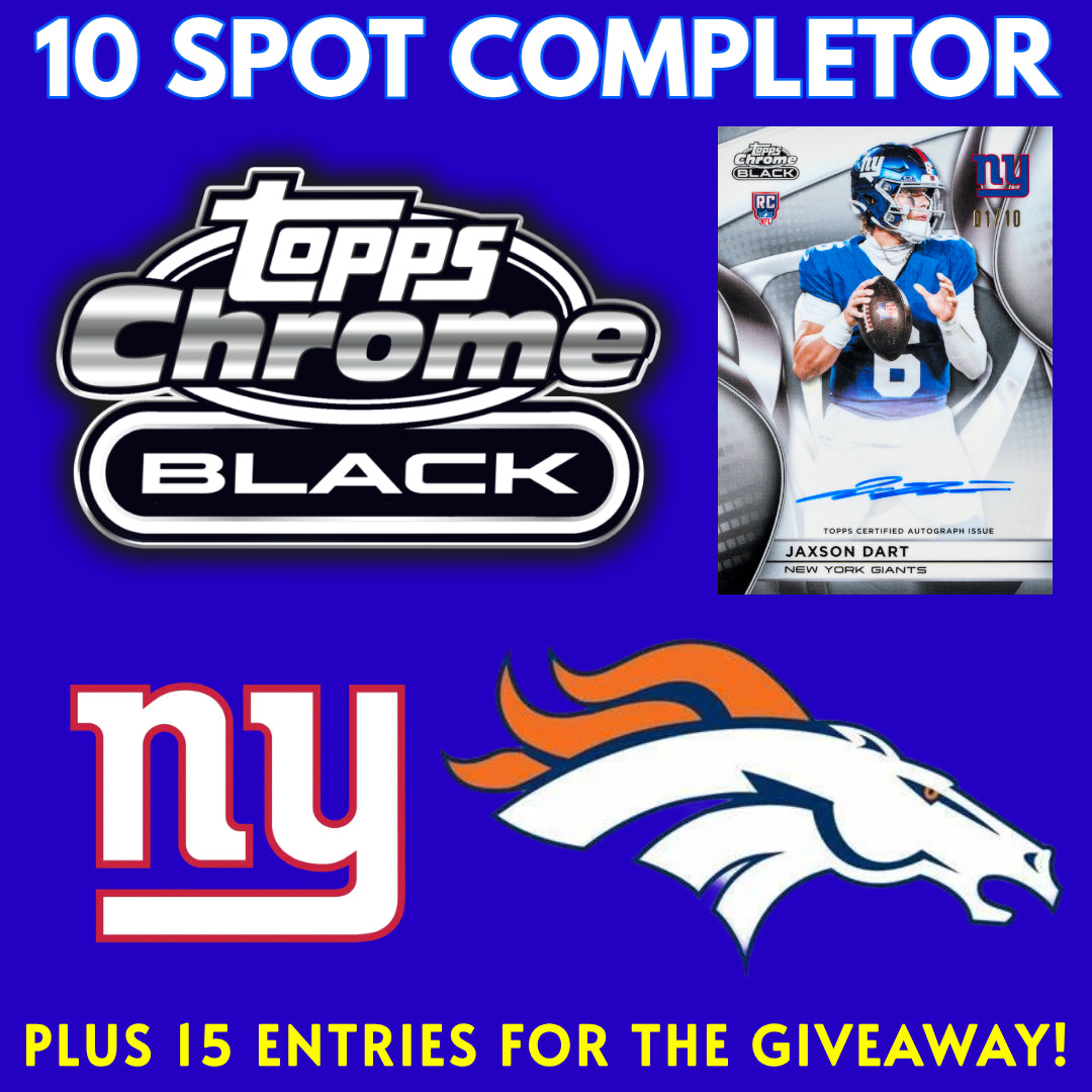➡️10 Spot Completor (Giants & Broncos in full case #11661) *** Plus 15 Entries for the Giveaway!