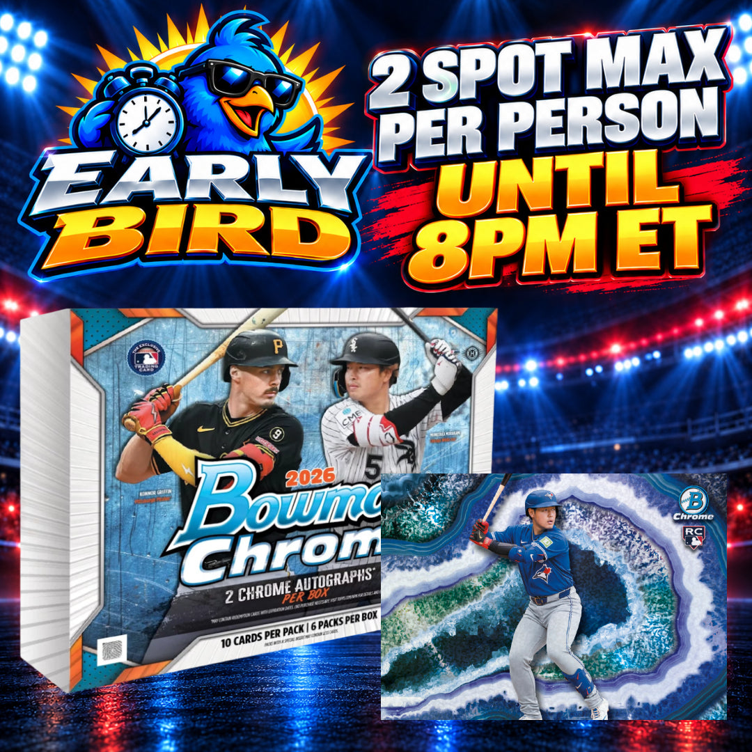 đ„Early Bird! BREAK #12121 - 2026 Bowman Chrome Hobby (Random Team) *** 2 Max Per Person