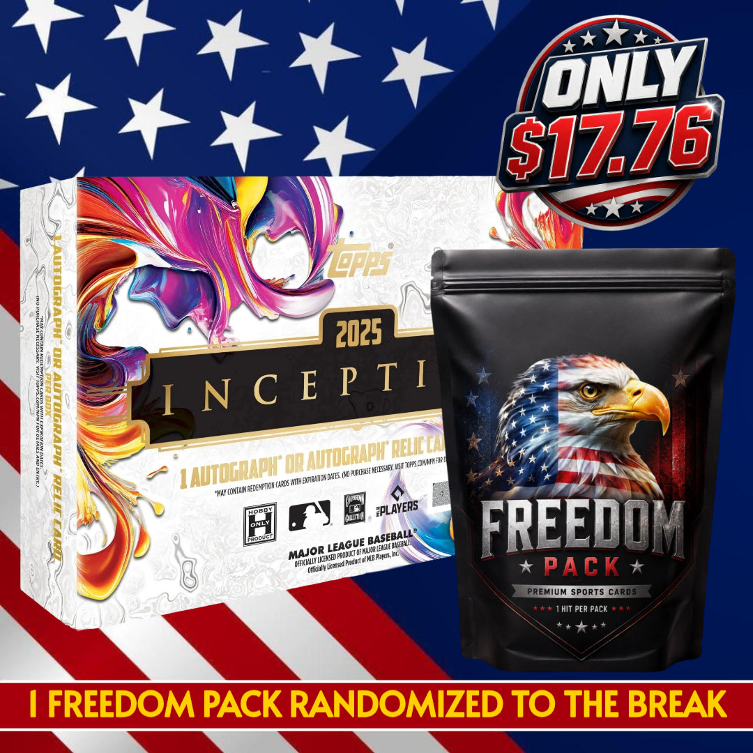 🦅 July 4th Special! BREAK #11609 - 2025 Inception & 1 Freedom Pack (Random Team)