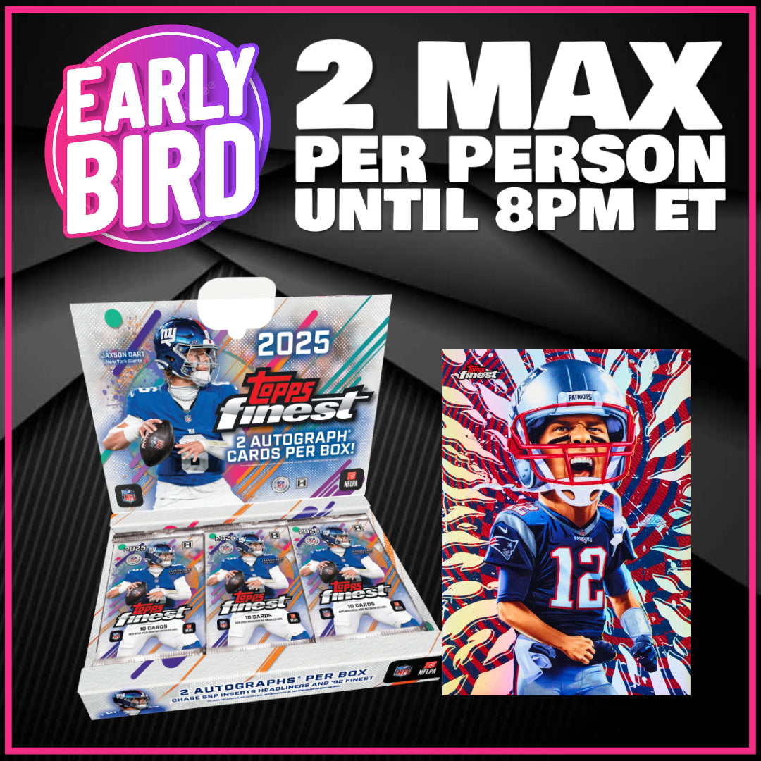 🐥Early Bird! BREAK #11422 - 2025 Topps Finest Hobby (Random Team) *** 2 Max Per Person