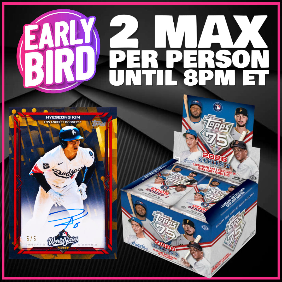 🐥Early Bird! BREAK #11541 - 2026 Topps Series 2 Jumbo (Random Team) *** 2 Max Per Person