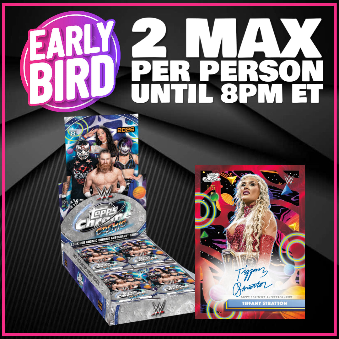 🐥Early Bird! BREAK #11605 - 2026 Topps Cosmic Chrome WWE (Random Letter) *** 2 Max Per Person
