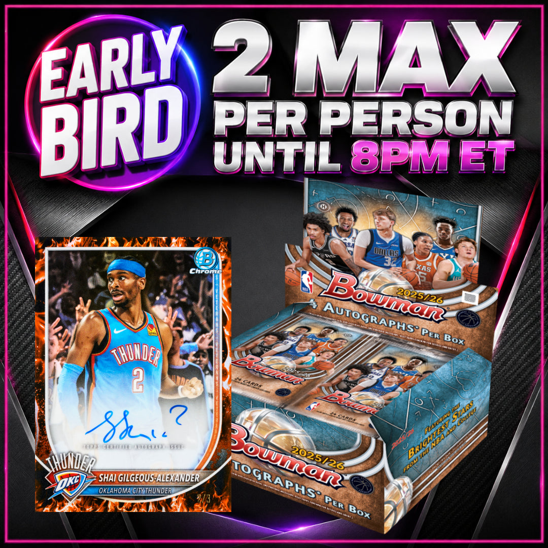🐥Early Bird! BREAK #11651 - 2025/26 Bowman Jumbo (Random Team) *** 2 Max Per Person Until 8pm