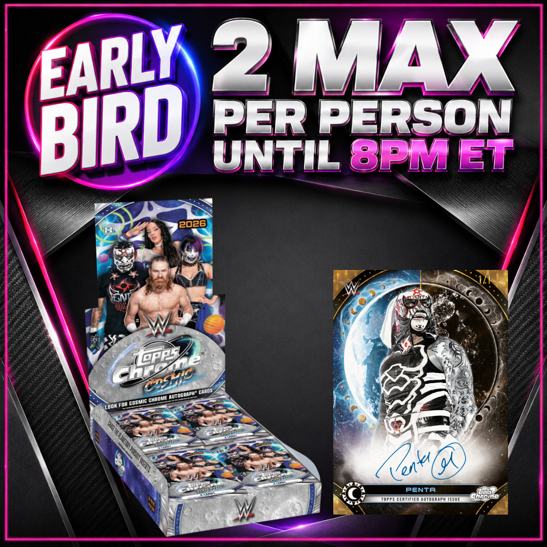 ⭐ EARLY BIRD! BREAK #11695 - 2026 WWE Cosmic Hobby (Random Letter) *** 2 Max Per Person