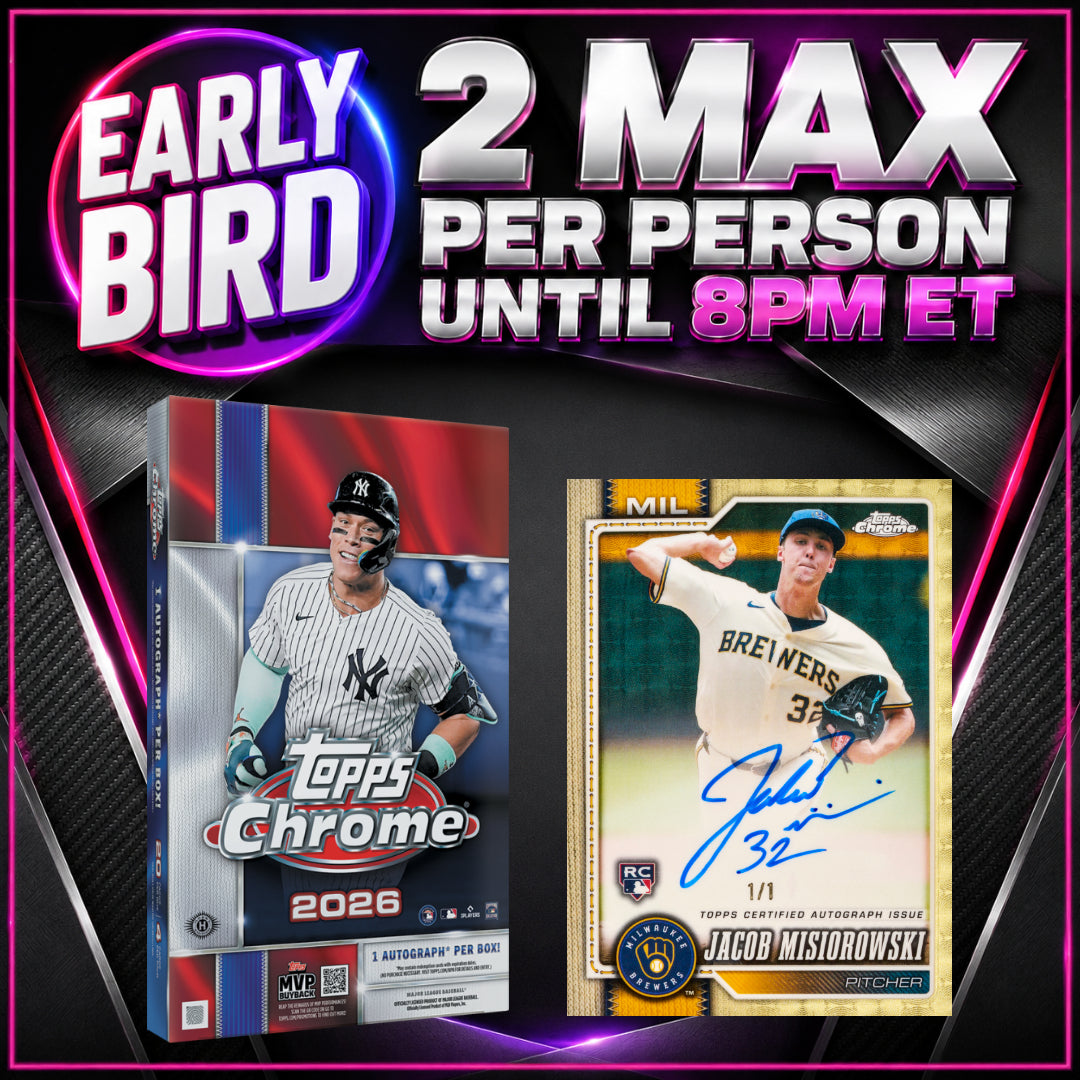 🐥EARLY BIRD! BREAK #11866 - 2026 Topps Chrome Hobby (Random Team) *** 2 Max Per Person