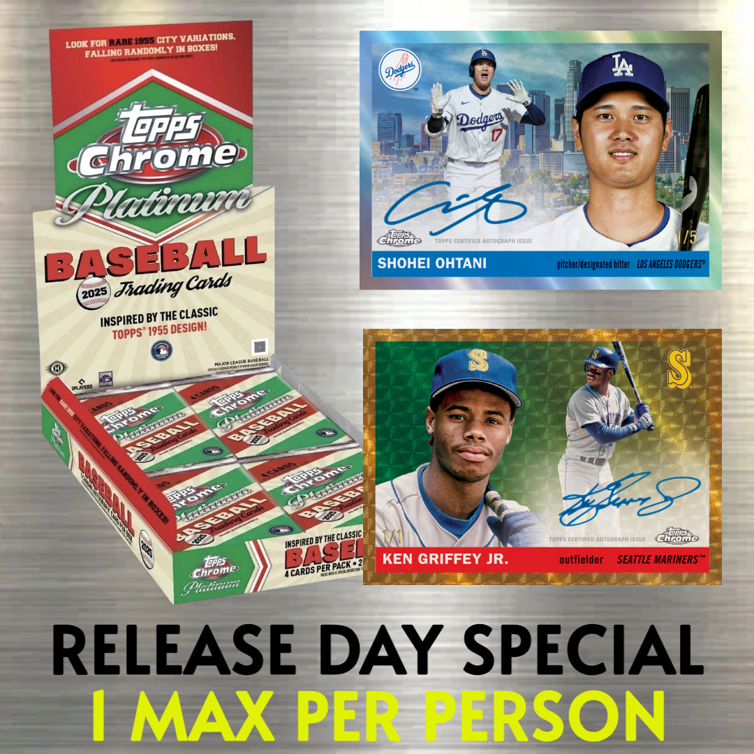 ⚾1PM RELEASE DAY SPECIAL! BREAK #11434 - 2025 Topps Chrome Platinum Anniversary Hobby (Random Team) ***1 MAX PER PERSON