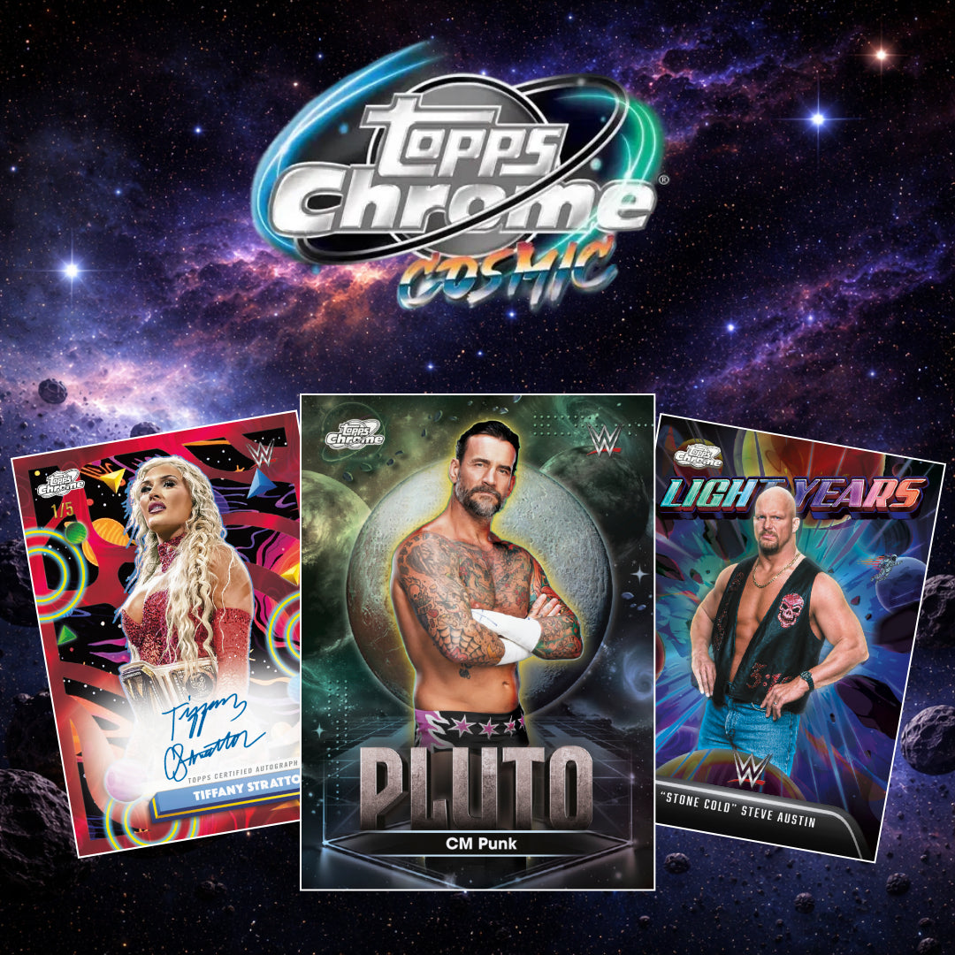 💪🏻 NEW RELEASE! BREAK #11416 - 2026 Topps Cosmic Chrome WWE (Random Letter) *** Releases 6/4