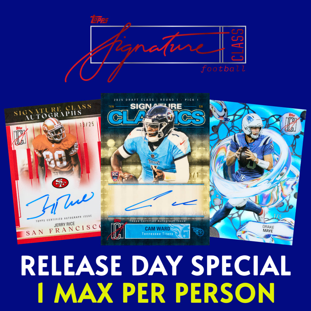 π 1PM RELEASE DAY SPECIAL! BREAK #11432 - 2025 Topps Signature Class Hobby (Random Team) *** 1 MAX PER PERSON!