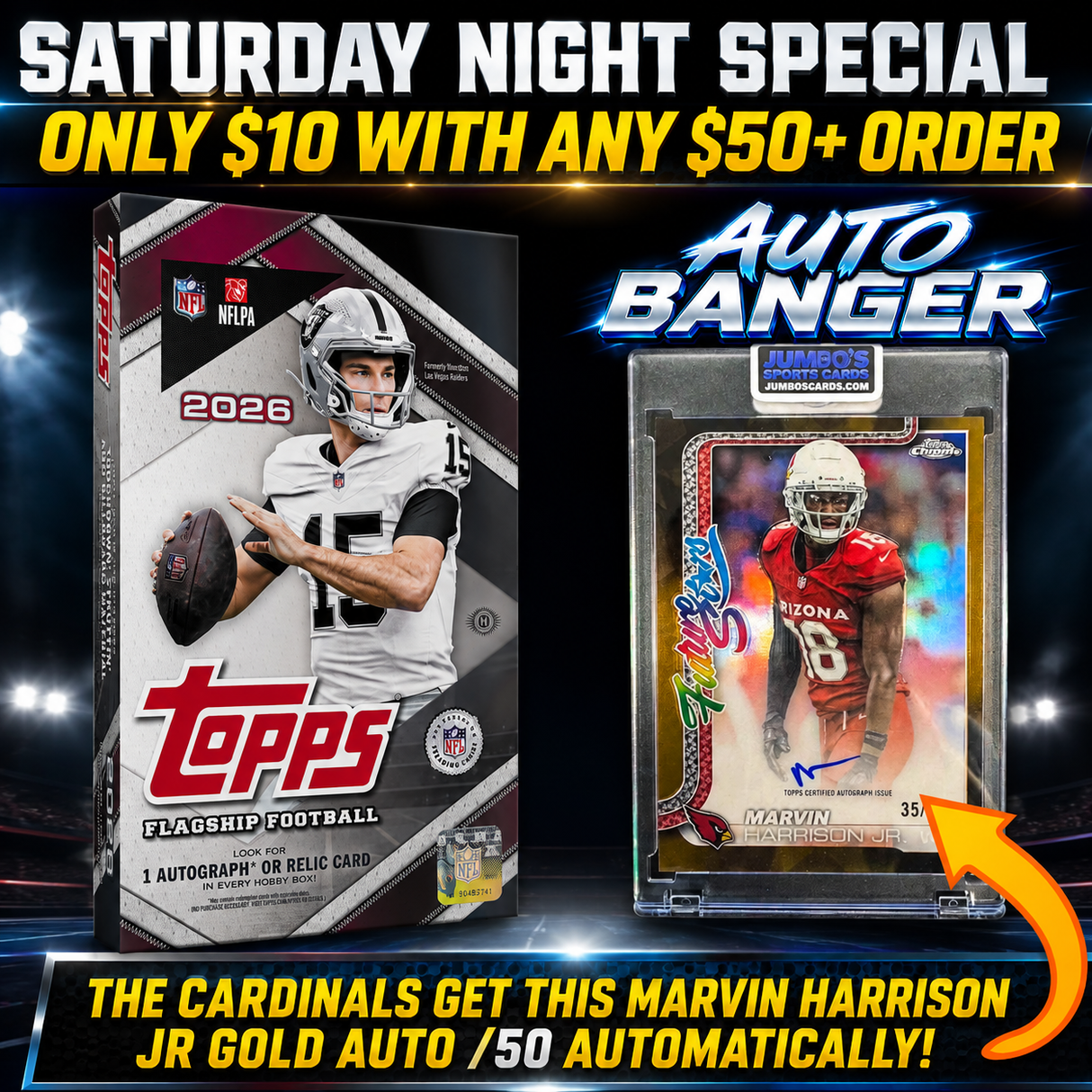 ⭐Saturday Night Special! BREAK #11963 - 2026 Topps Flagship Hobby (Random Team) *** Only $10 with any $50+ Order!