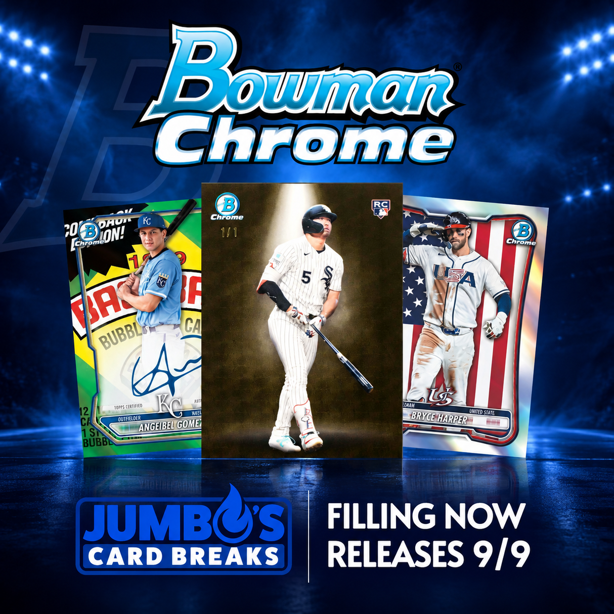 ⚾NEW RELEASE! BREAK #12030 - 2026 Bowman Chrome Delight (Random Team) *** Releases Wednesday 9/9 @ 1pm et