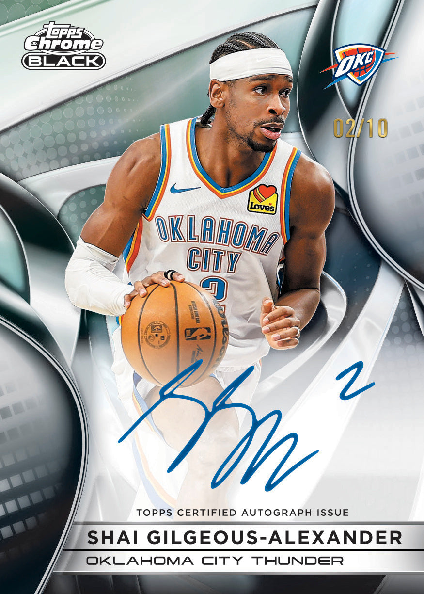 🏀NEW RELEASE! BREAK #11987 - 2025/2026 Topps Chrome Black (Random Team)