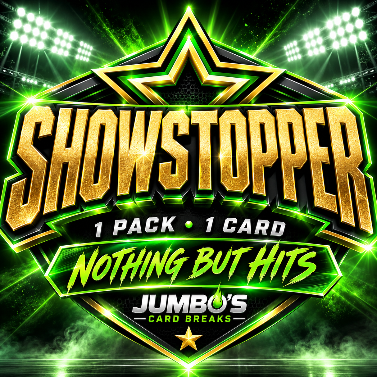 ⭐SHOWSTOPPER⭐- 1 Pack - 1 Card (Multi Sport: All Baseball, Football & Basketball) *** Limited Quantity! SEVERAL MONSTER CARDS!
