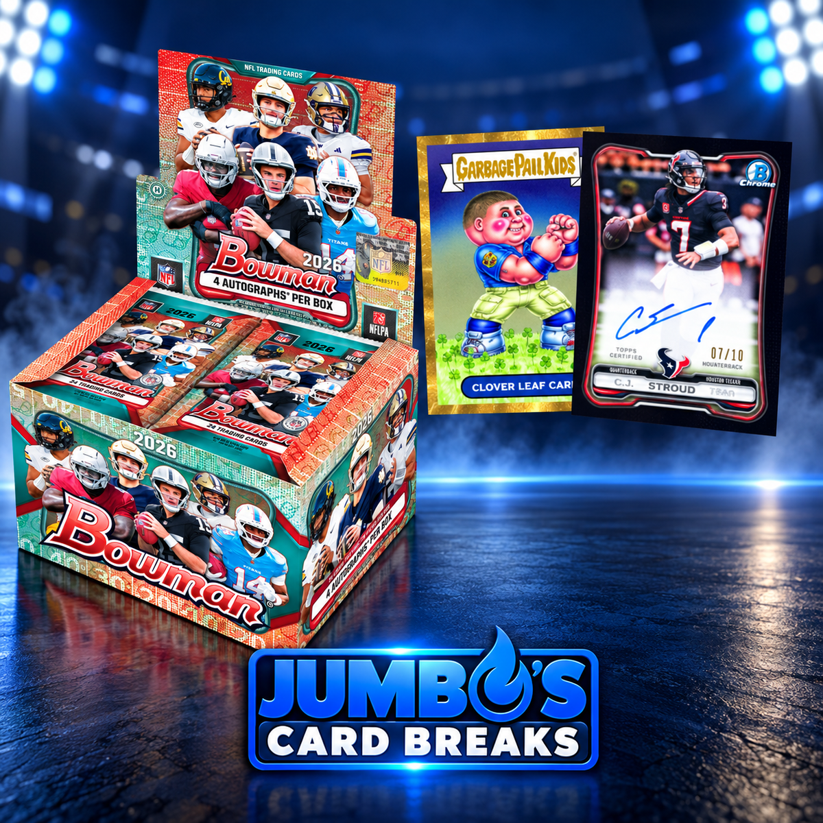 🏈 NEW RELEASE! BREAK #12113 - 2026 Bowman Jumbo (Random Team)