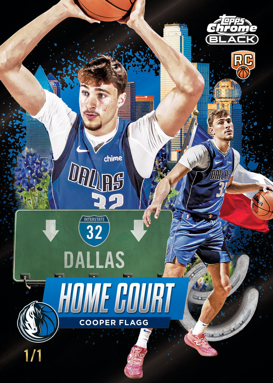 🏀NEW RELEASE! BREAK #11987 - 2025/2026 Topps Chrome Black (Random Team)