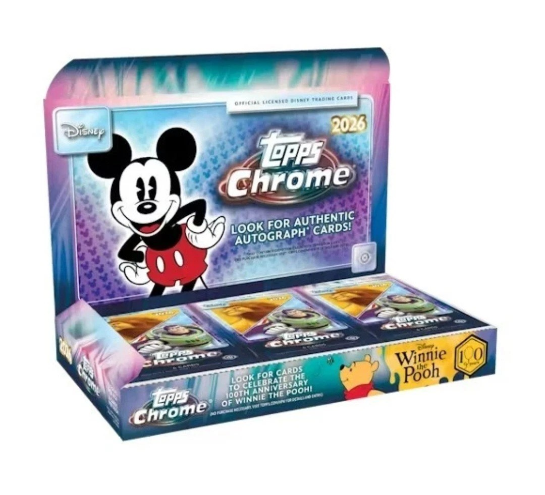 2026 Topps Chrome Disney Hobby Box