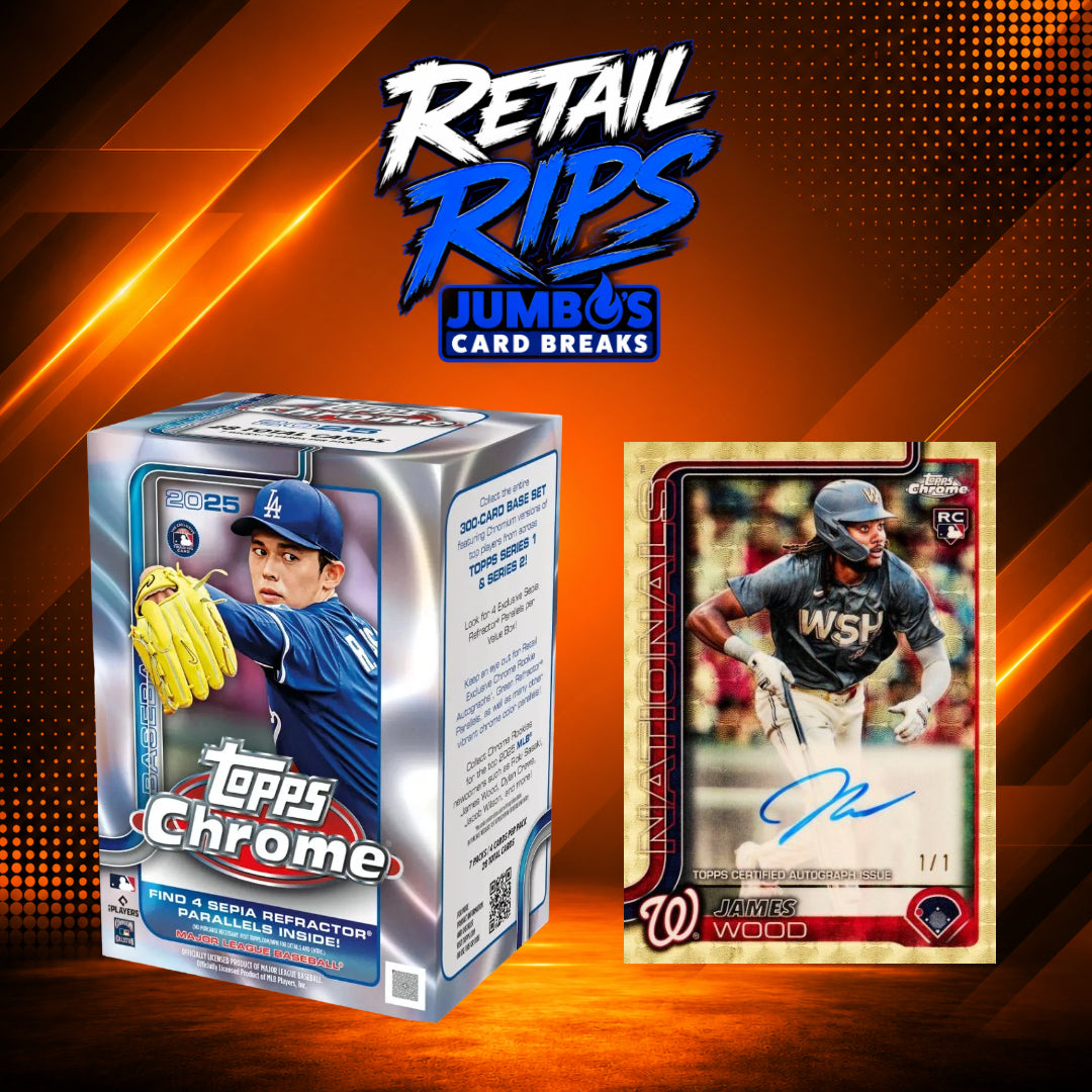⚾ RETAIL RIPS! BREAK #11583 - 2025 Topps Chrome Baseball Blaster 20 Box Half Case (Random Team)