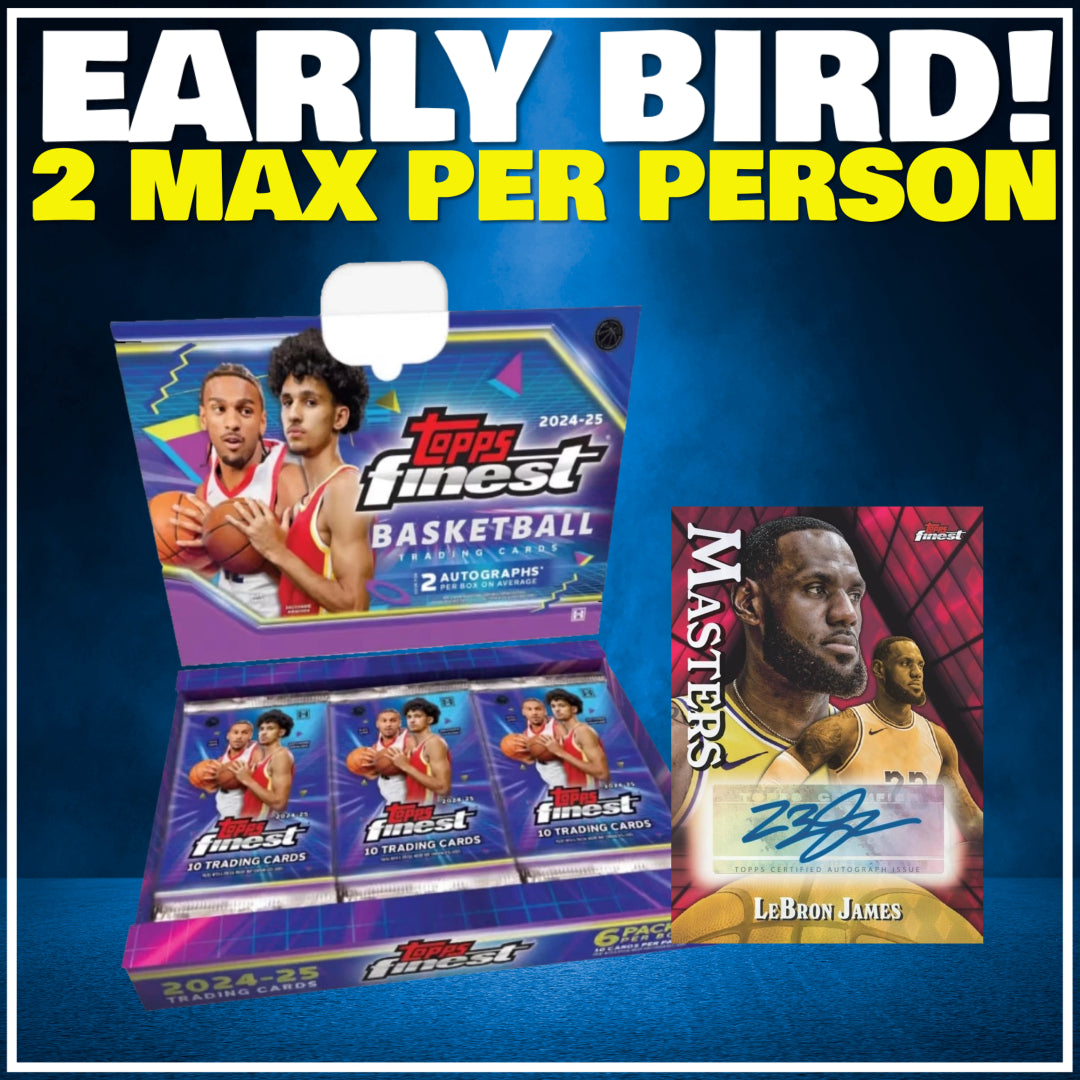 🐥Early Bird! BREAK #9364 - 2024/2025 Topps Finest Hobby (Random Team) *** 2 Max Per Person
