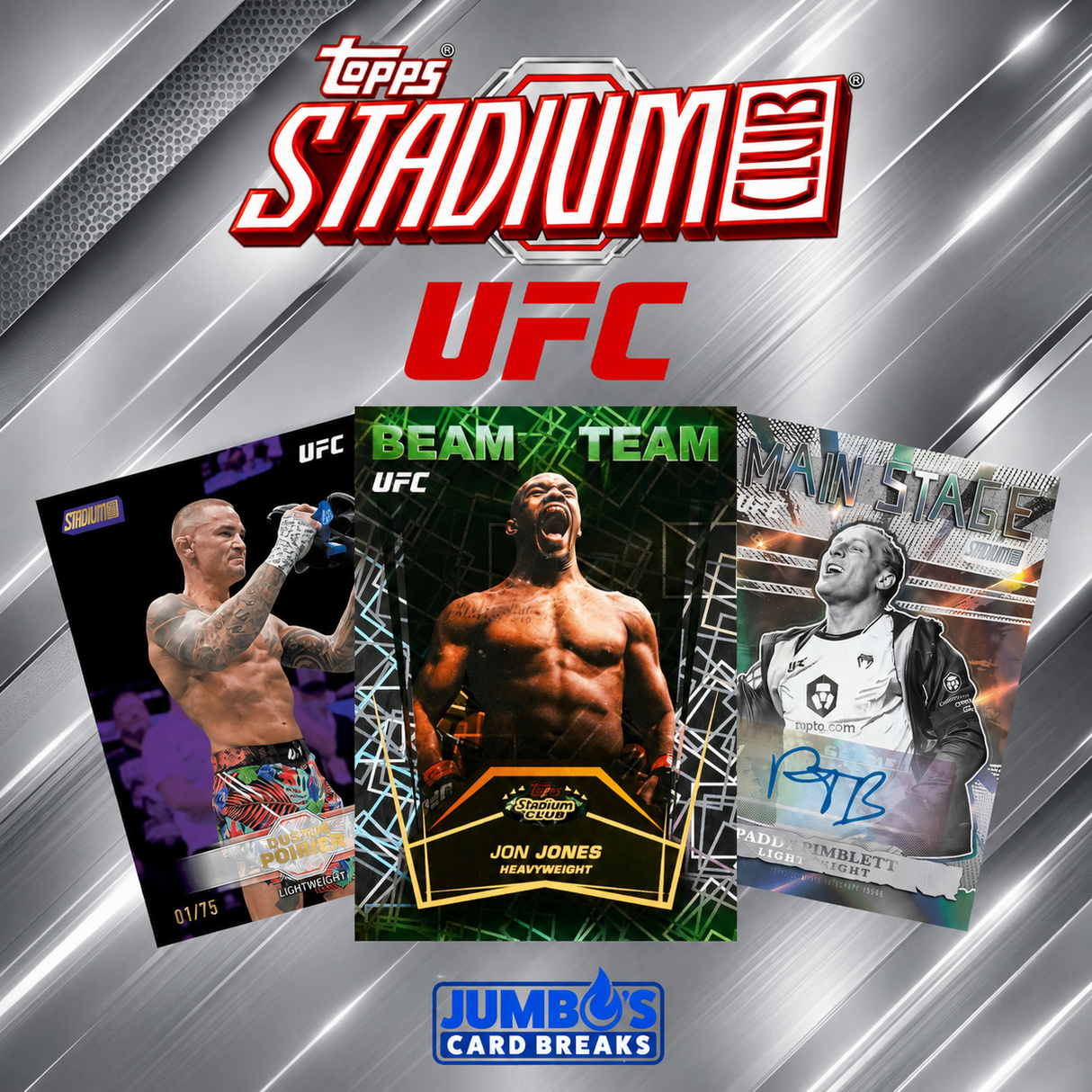 👊 NEW RELEASE! BREAK #11918 - 2026 Stadium Club UFC 4 Box (Random Weight Class) *** Releases Friday, 8/14