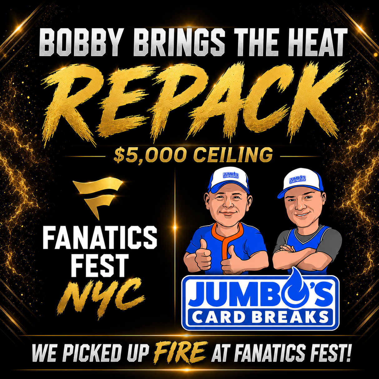 🔥 BREAK #11719 - Bobby Brings the Heat REPACK! 15 Spots, 15 Hits, $5,000 Ceiling!