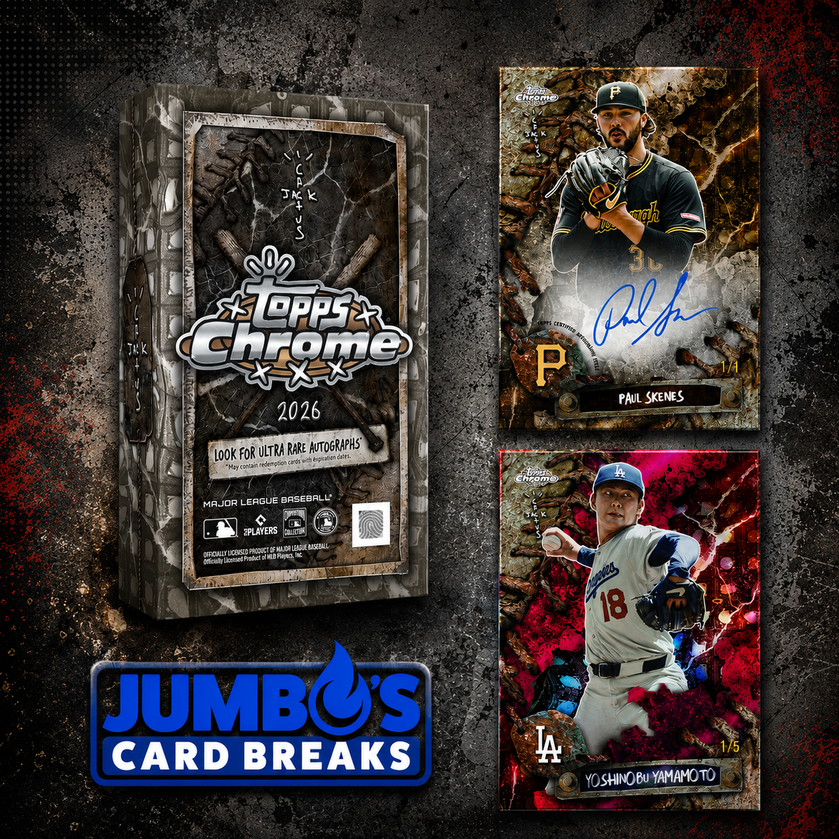 ⚾ BREAK #11739 - 2026 Topps Chrome Cactus Jack FF Edition (Random Team)