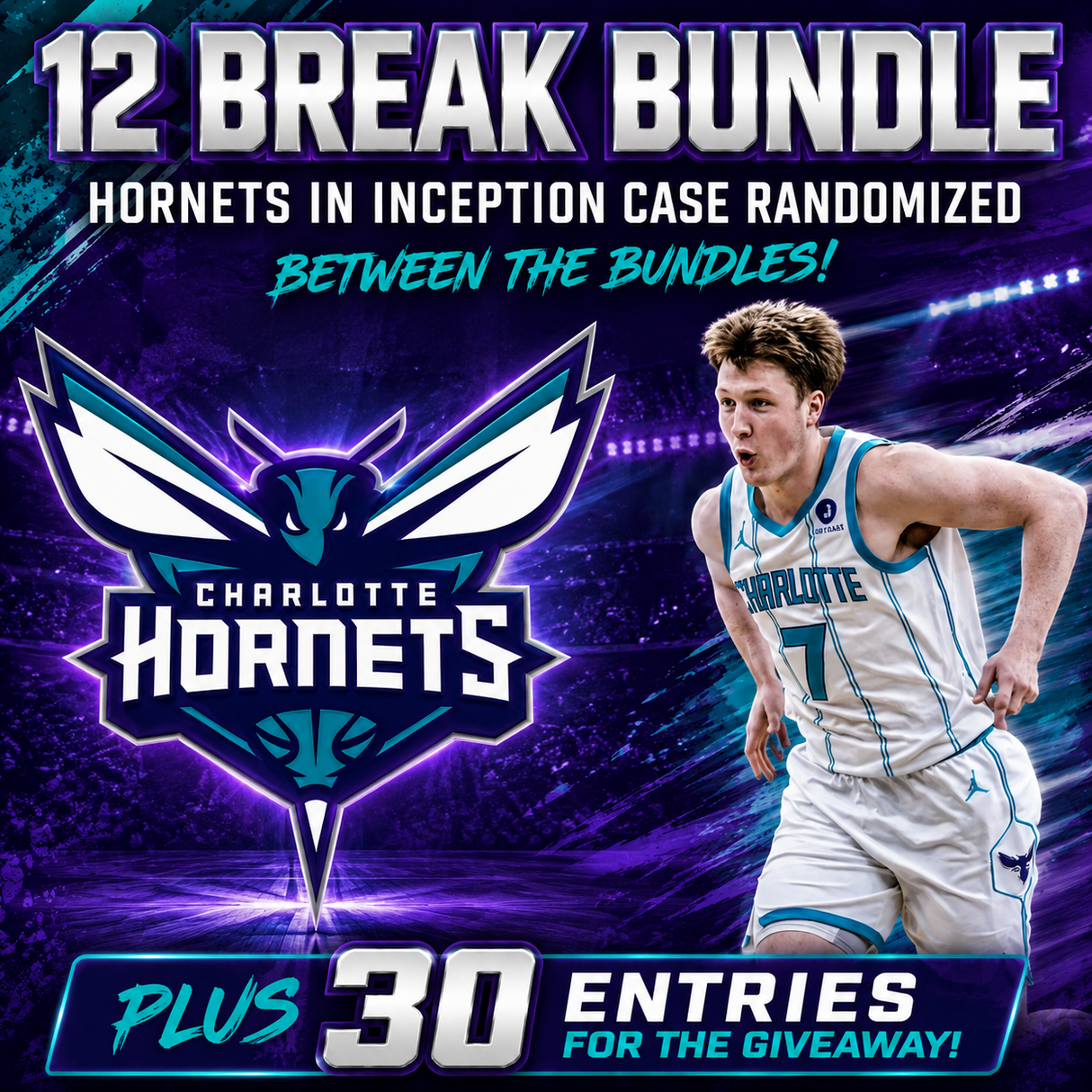 🔥 Thursday Night 12 Break Bundle Deal! *** Hornets in Inception Full Case #11776 Randomized to the Bundles! Plus 30 Entries into the Giveaway!