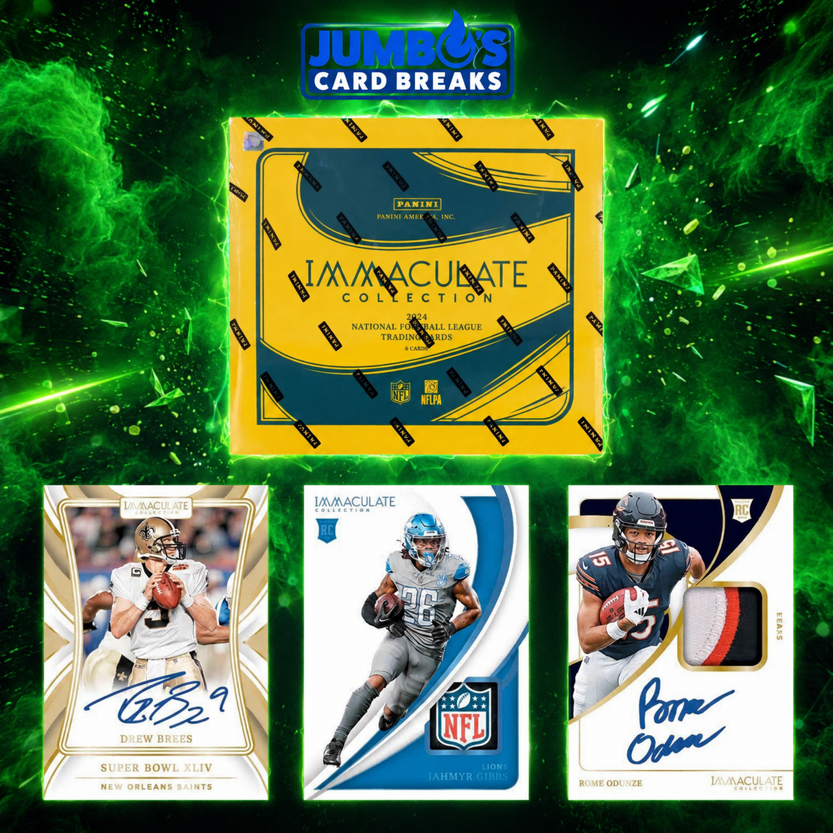 🏈 BREAK #11485 - 2024 Immaculate Hobby (Random Team)
