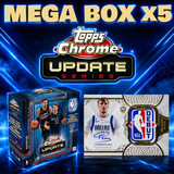 🏀 NEW RELEASE! BREAK #11895 - 2025/2026 Topps Chrome Update Megas 5 Box (Pick Your Team)