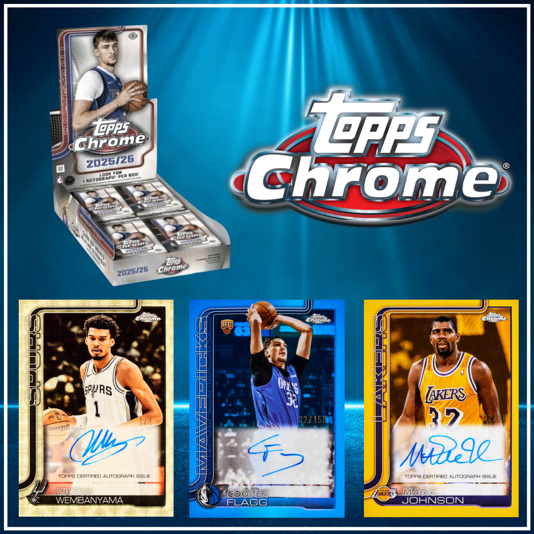 🏀 BREAK #10326 - 25/26 Topps Chrome Hobby (Random Team)