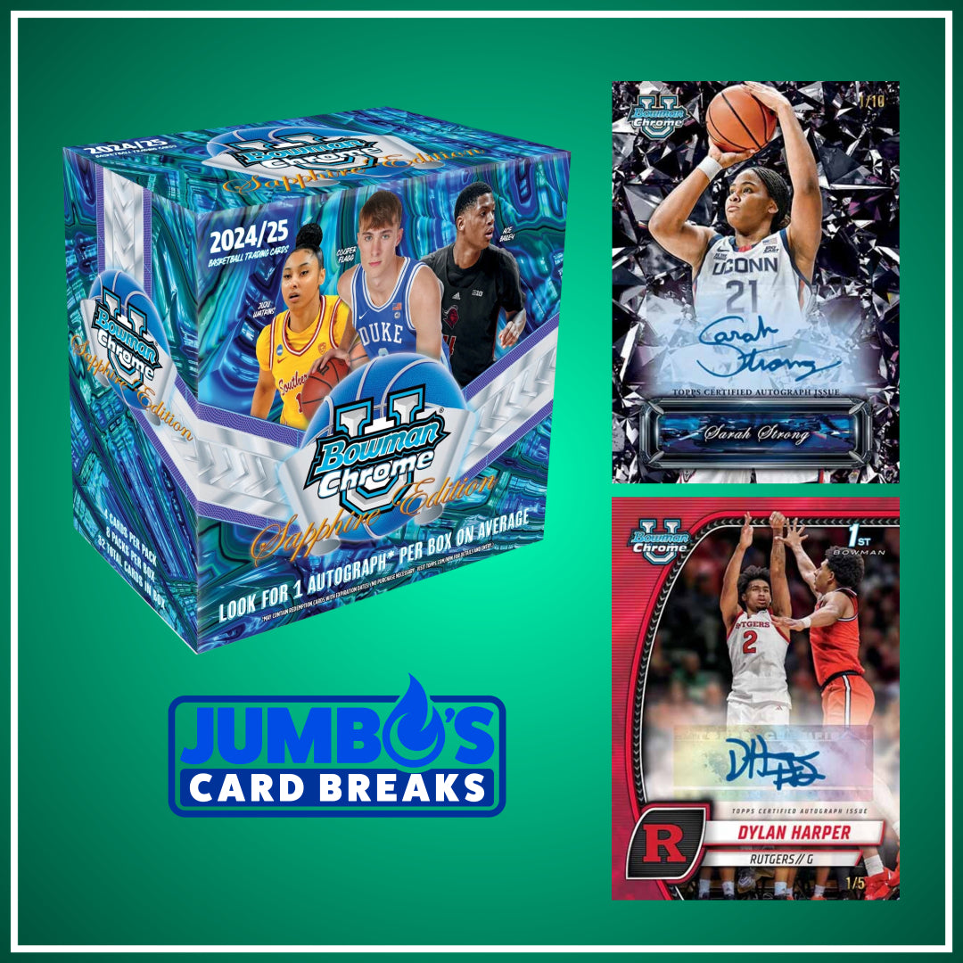 🏀 BREAK #8639 - 2024-25 Bowman Chrome U Sapphire (Random Letter)