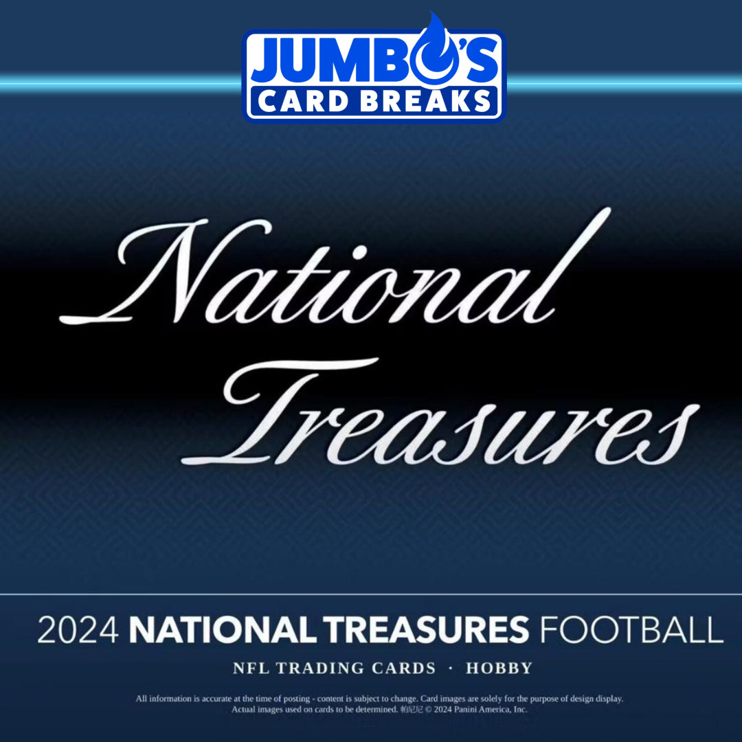 🏈 NEW RELEASE! BREAK #9270 - 2024 National Treasures Hobby (Random Team)